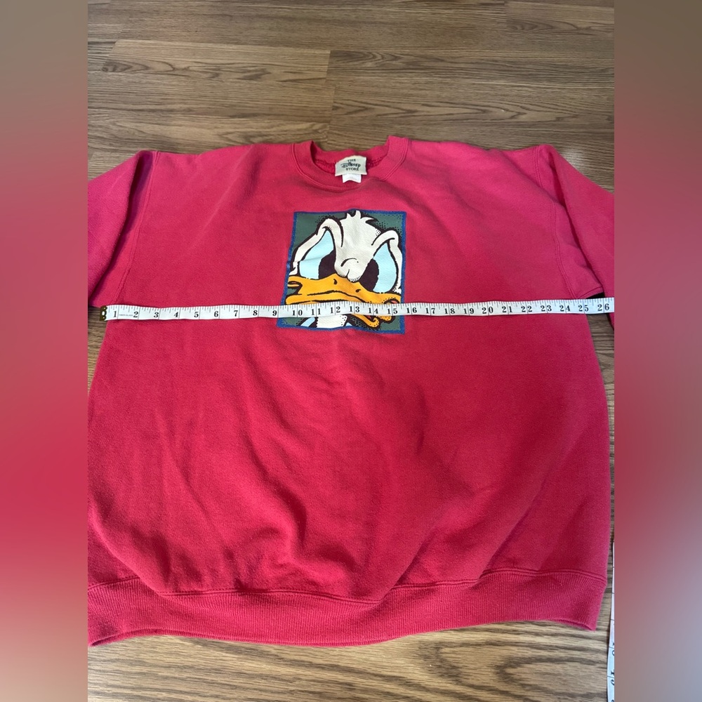 Vintage 1990s Disney Store Garment Featuring A Graphic Of Donald View 4